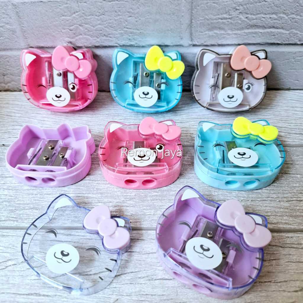 Large Hello Kitty Sharpener 2 Hole Pencil Sharpener Hello Kitty Motif ...