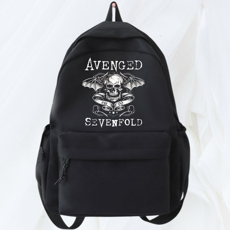 Vintage Rock Avenged Sevenfold Band Backpack Bag Cordura Canvas D300 ...