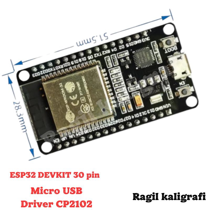 Esp 32 DEV KIT - ESP32 DEVKIT IOT WIFI + BLUETOOTH | Shopee Singapore