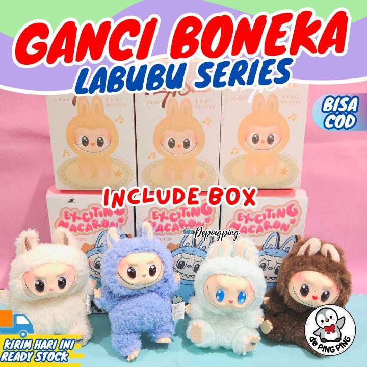 Blind Box Labubu Exciting Macaron/Have A Seat/ Labubu Surprise | Shopee ...