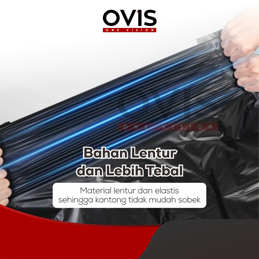 Kantong Plastik Sampah 80x100 CM Trash Bag Packing 8 Pcs LDPE - Gambar 2