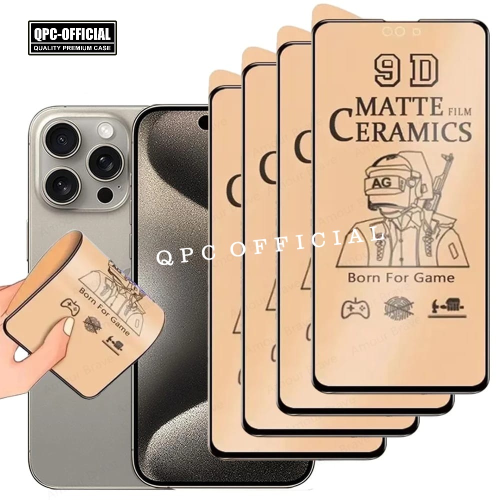 Antigores Realme 9 4G Realme 9 Pro Realme 9 Pro Plus Realme 9i Realme 10 4G Realme 10 Pro Realme 11 4G Realme 12 5G Realme 12 Plus Realme 13 4G Realme 13 5G Realme 13 Plus 5G Antigores Ceramic Matte Antigores Matte Anti Minyak Antigores For Gaming CMAT - Gambar 3
