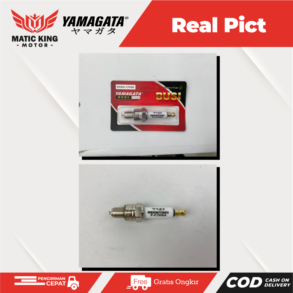 Yamagata Busi racing Iridium Power Mio Sporty Smile Soul GT Freego Gear J M3 S Z Supra X grand legenda vega jupiter shogun smash 100 110 125 - Gambar 4