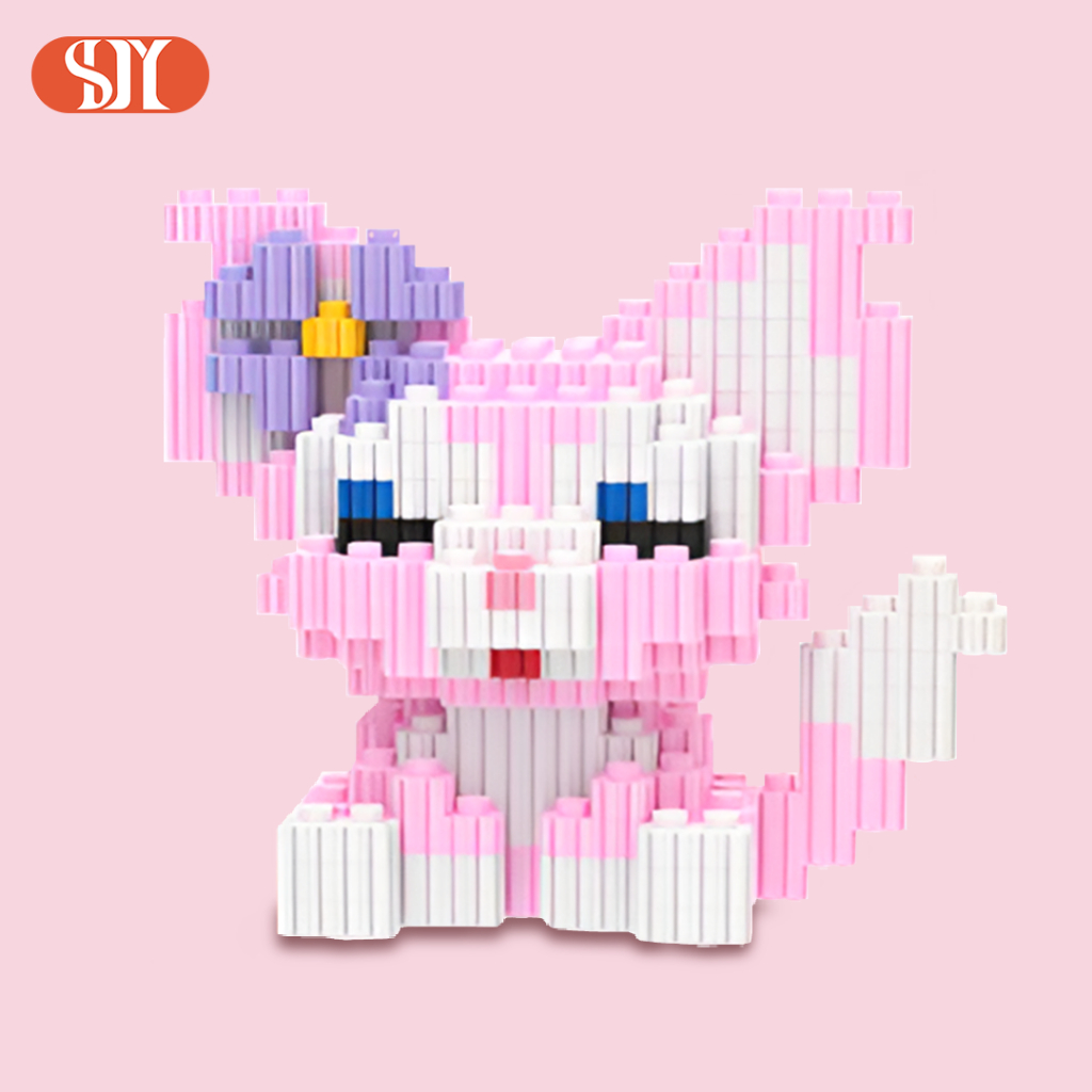 Nano Blocks Bricks Disney Lina Bell Mini Characters 3D Model Building ...
