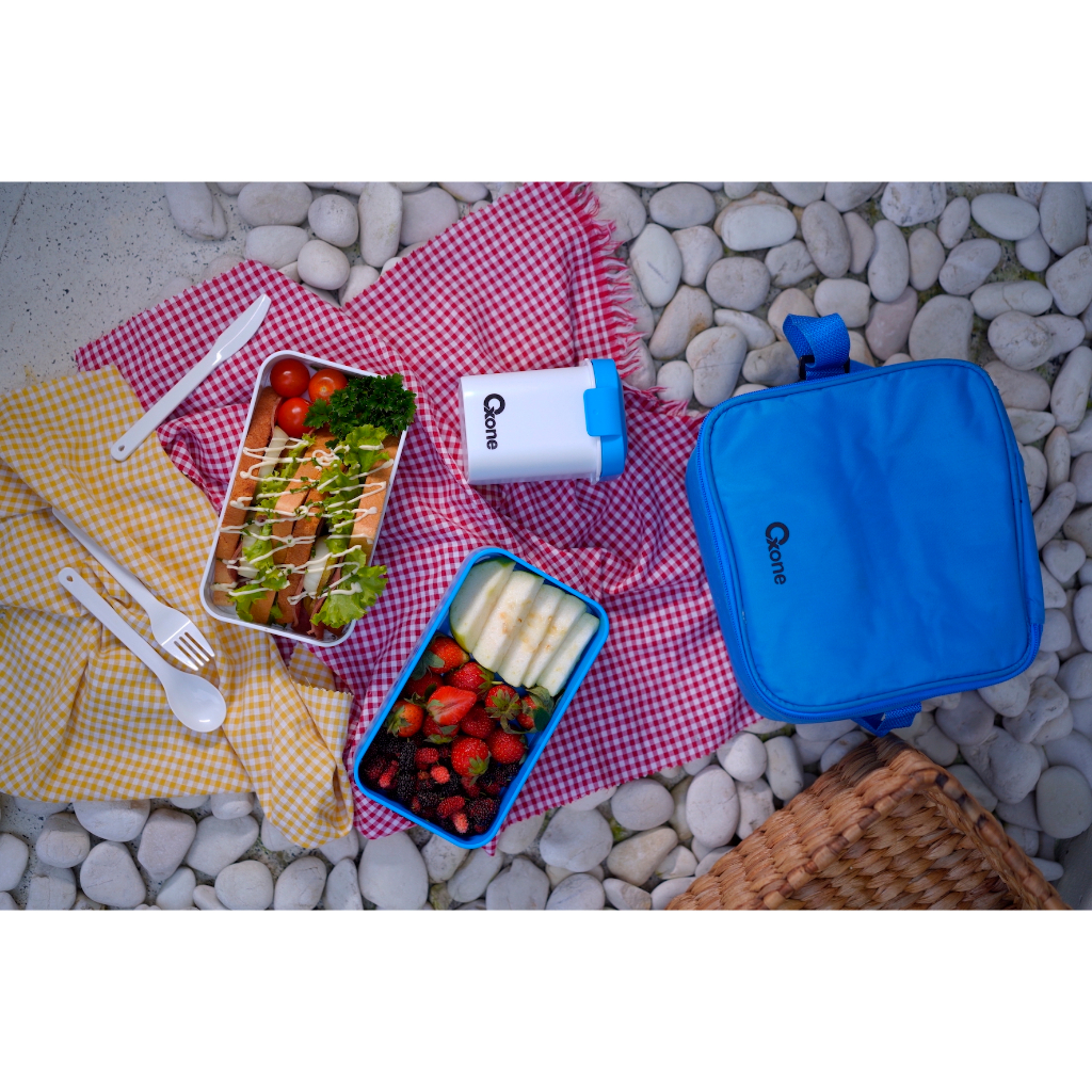 Oxone OX068 Kotak Makan Set Bento Tempat Makan 1L BPA Free - Gambar 2