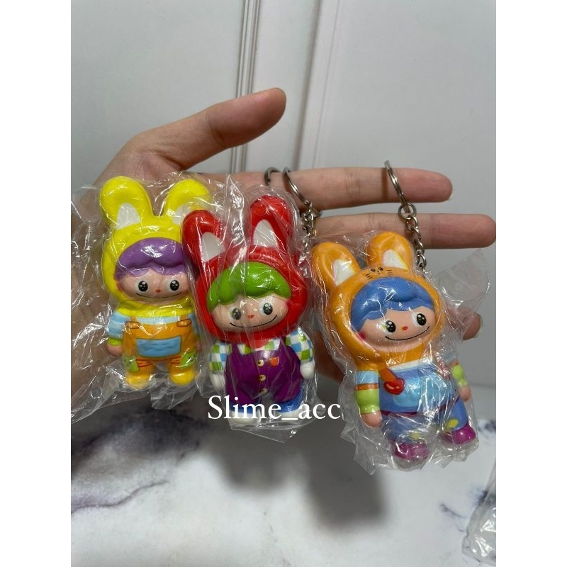 GANTUNGAN Squishy Labubu Viral - Labubu doll squishy hanger - Labubu ...