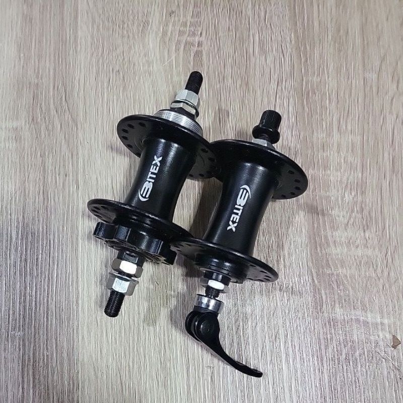 Hub Fixie Bitex 36h Set Front Rear Bitex Bicycle Hub | Shopee Singapore