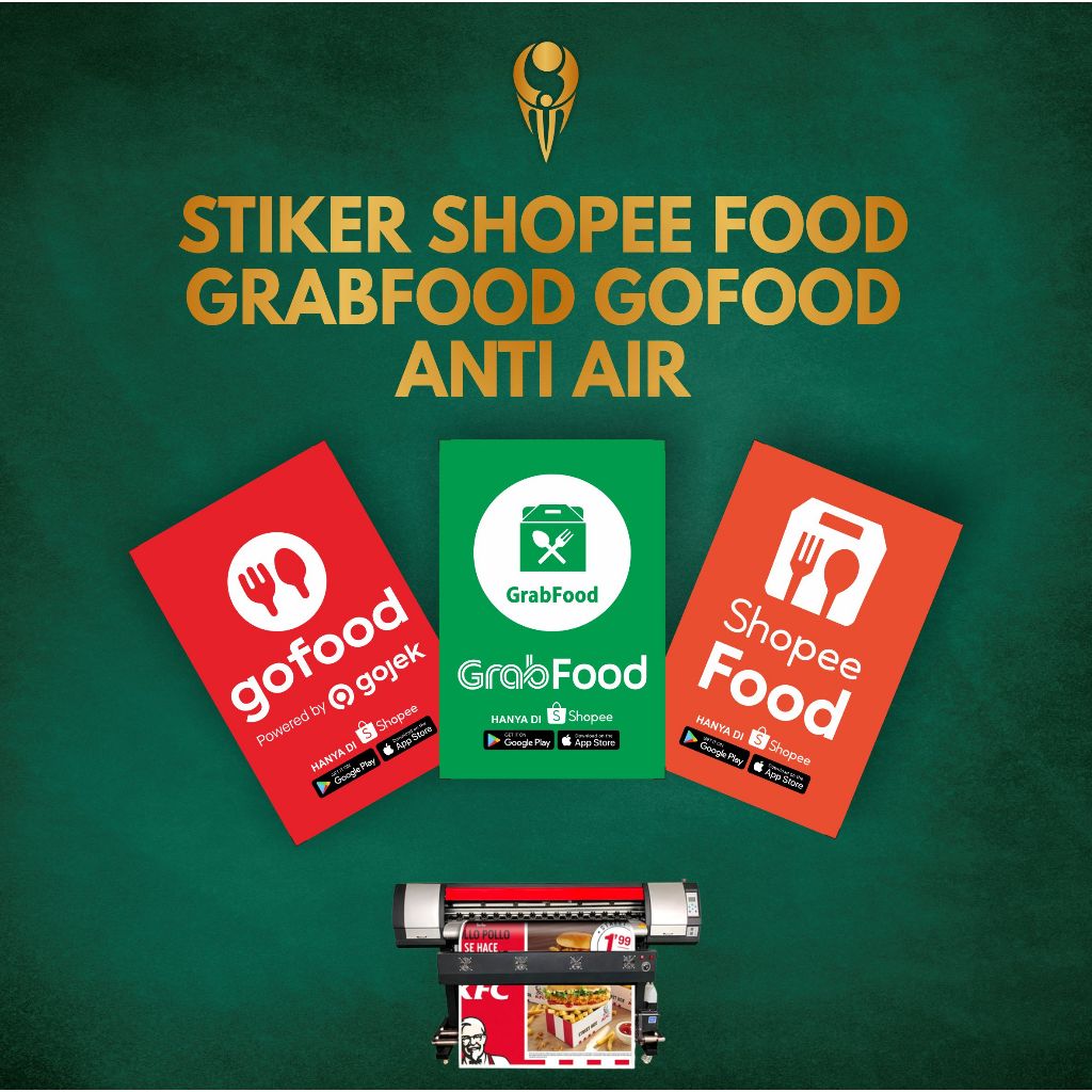 Shopee FOOD Waterproof Sticker - SOLDIMPRO | Shopee Singapore