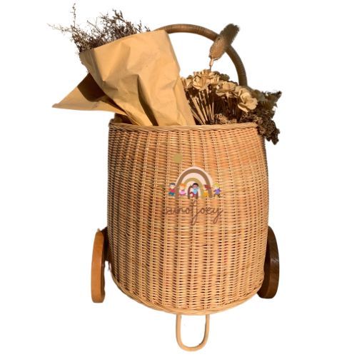 Rattan Wagon Rattan Wagon Rattan Crane Train Push cart | Shopee Singapore