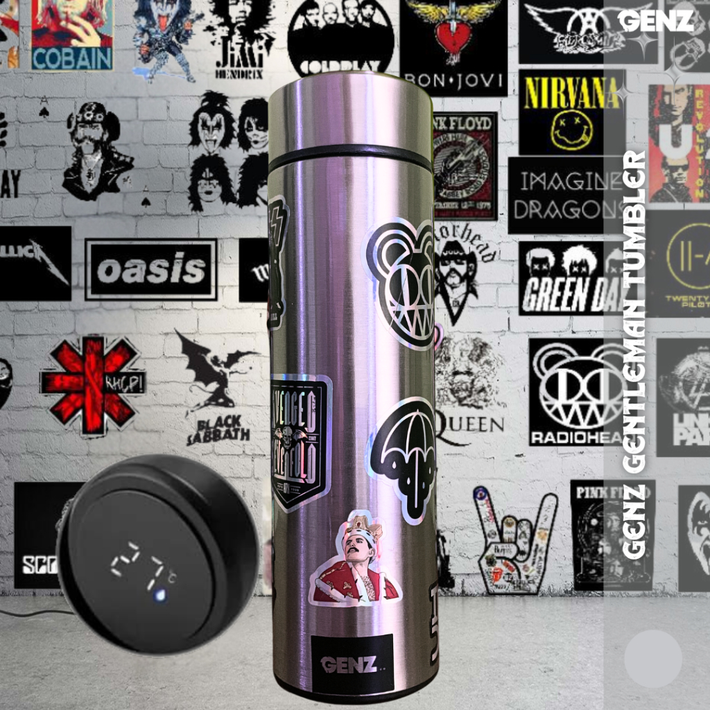 Genz Tumbler Premium Stainless Steel (SILVER) 500Ml LED TEMPERATUR