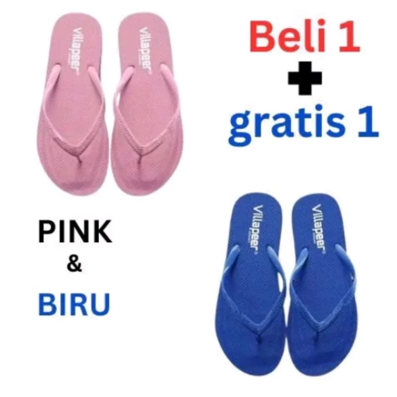 CTS Sendal sandal jepit wanita classic trendy terbaru beli1pasang bonus1pasang - Gambar 2