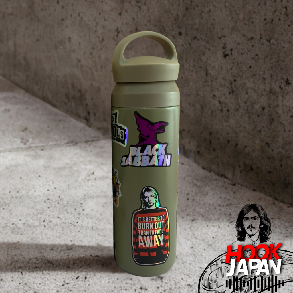 Genz HOOK JAPAN Tumbler Premium Stainless Stell (CROCODILE) 500Ml METAL BAND