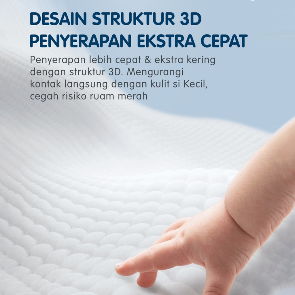 [2 PACK] MAKUKU SAP Diapers Slim JUMBO / Popok bayi Tipis SAP anti gumpal cepat kering sekali pakai tipe / NB52/S48/M52/L50/XL48/ perlengkapan bayi baru lahir / Popok Newborn - Gambar 4