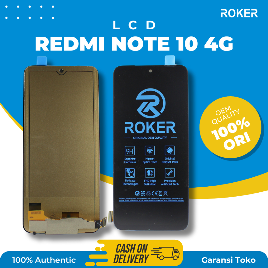 ROKER LCD TOUCHSCREEN XIAOMI REDMI NOTE 10 4G / NOTE 11 PRO / 10S / POCO M5S TS FULLSET BY ROKER