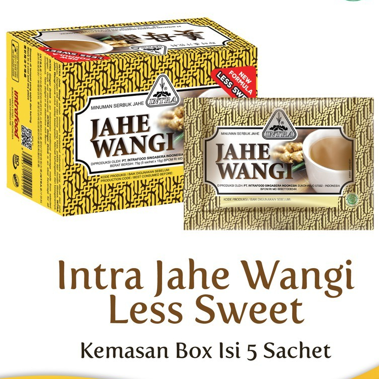 Carbon Fiber Wrap Intra Instant Ginger Tea Drink - 20 Sachet Box Of ...