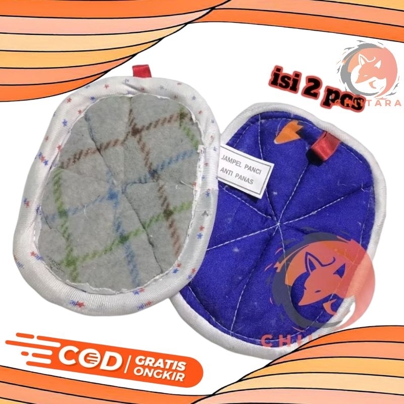 Anti-hot Cempal/ Pan Cempal / Thick ANTI-Heat Pot Jampel 1 SET CONTAINS ...