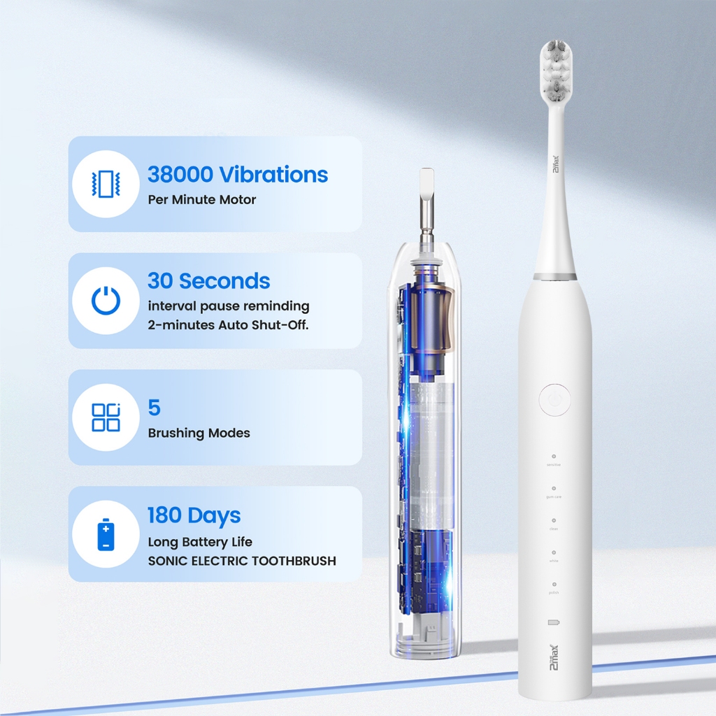 2 The Max Professional Ultimate Shine - Sonic Electric Toothbrush - Gambar 2