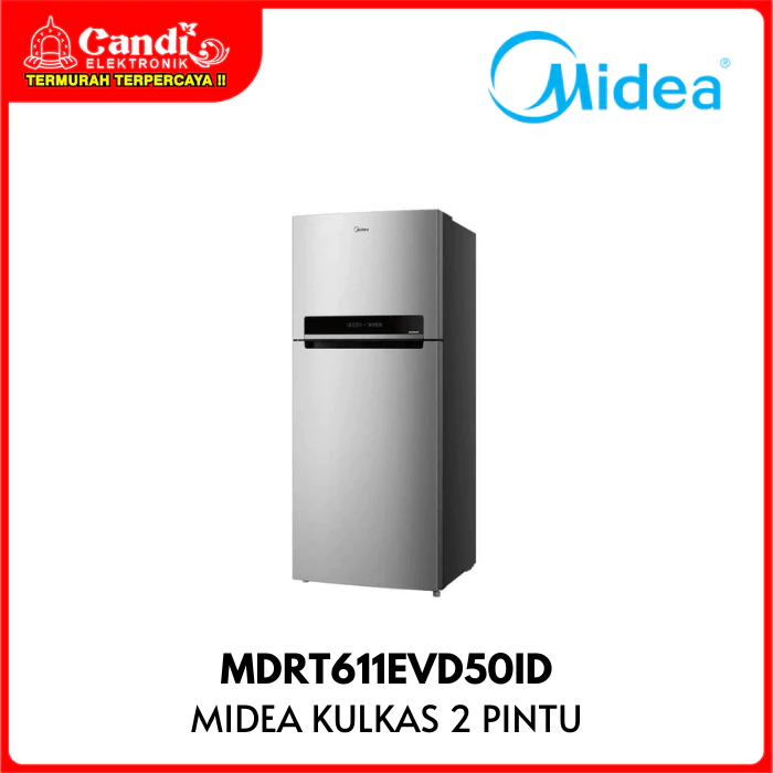 MIDEA Kulkas 2 Pintu Kapasitas 473 Liter Inverter Everest Edition Multi Air Flow MDRT 611EVD 50ID MDRT611EVD50ID - Gambar 3