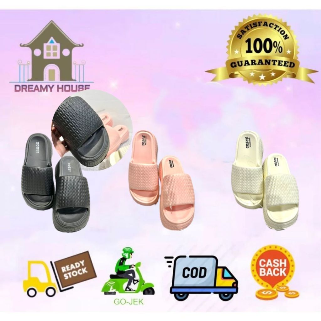 ⭐Dreamyhouse⭐ Sandal Anti Slip Sandal Selop Bahan EVA Rubber Premium Sendal Cantik 575M