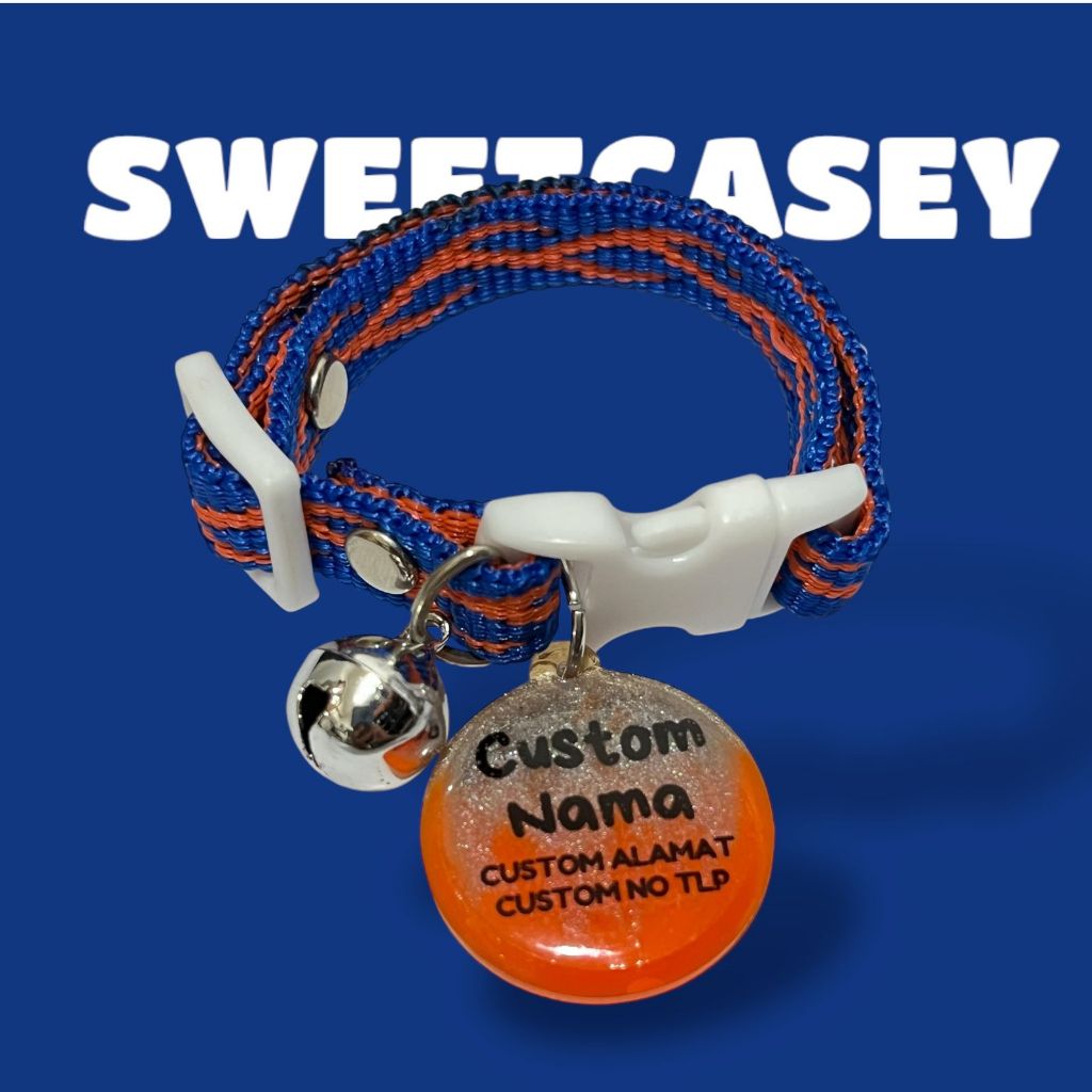 KALUNG KUCING CUSTOM NAMA/FIRE CATNECKLACE FREE NAMA/KALUNG KUCING FREE NAMA