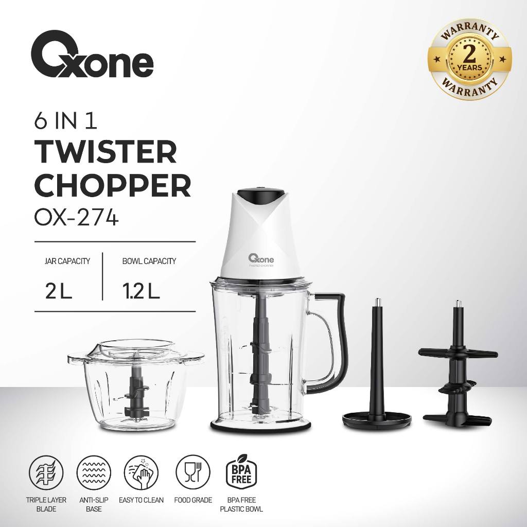 Oxone OX274 6 in 1 Twister Chopper - Gambar 2