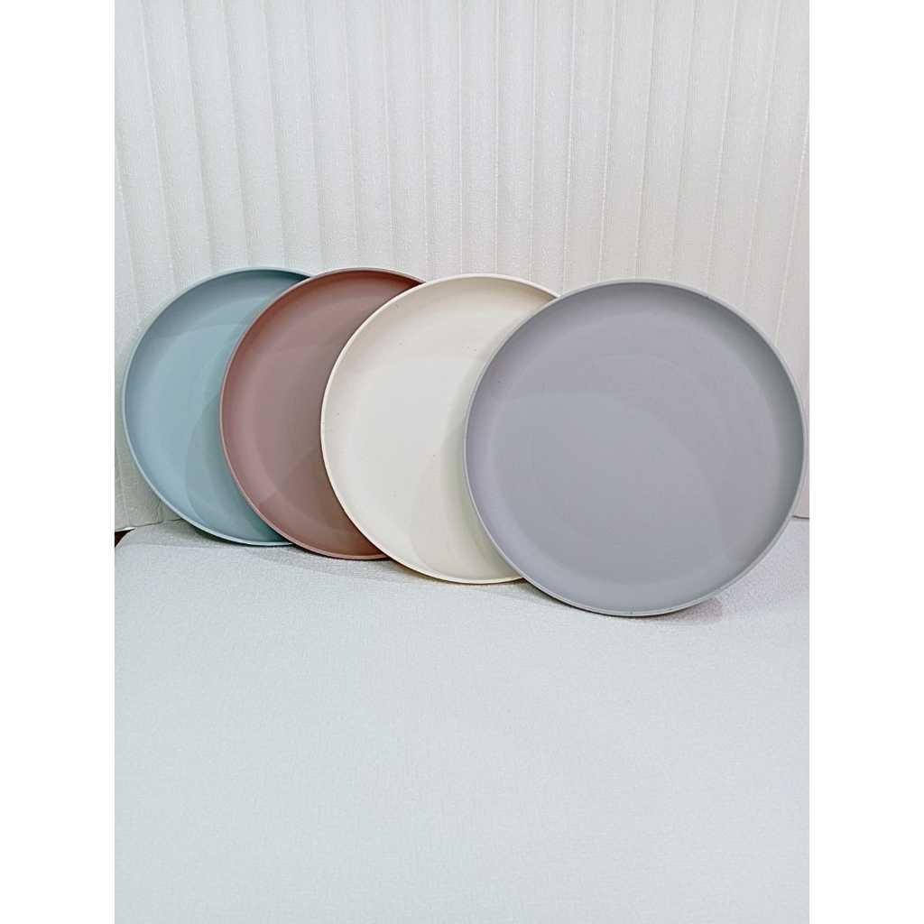 Dreamyhouse Piring Plastik Jerami BPA Free 22cm - Gambar 2