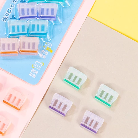 Deli Penjepit Multifungsi / Penjepit Kertas / Binder Clip Isi 8 pcs Warna Lucu TP561 - Gambar 4