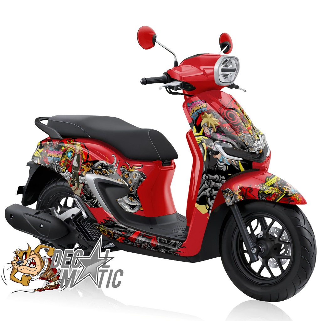 Stylo 160 full body Decal - full body sticker Honda Stylo 160 Scotlet ...