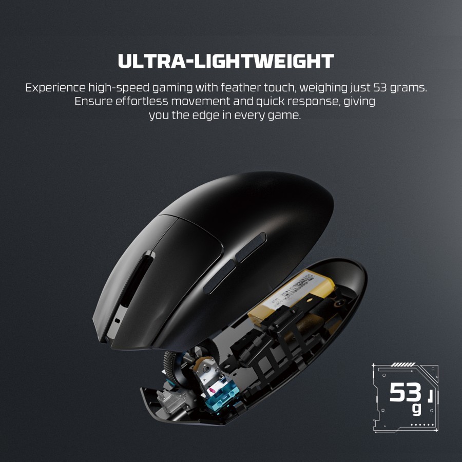 Fantech XD7 / XD7E / XD7 Pro Aria II Wireless 3in1 Connection Gaming Mouse - Gambar 3