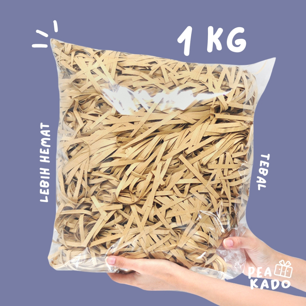 Shredded Shredded Drawstring Cut Paper with Hampers for Packing Brown ...