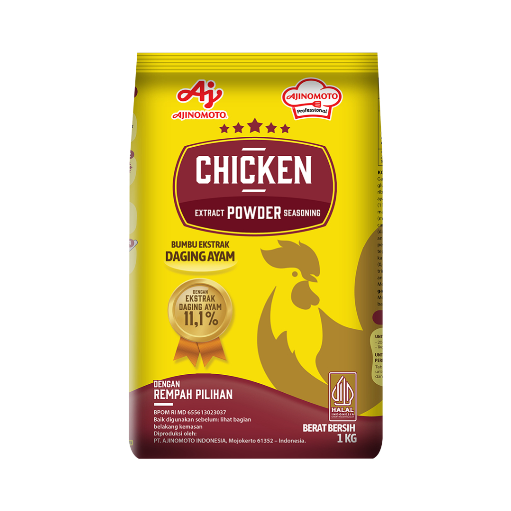 AJI-NO-MOTOÂ® Chicken Extract Powder Seasoning 1KG (1pc) - Bumbu Ekstrak Daging Ayam - Gambar 2
