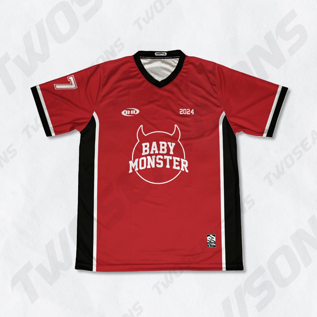 MERAH Babymonster Hello Monsters Baemon Monstiez Red Vintage