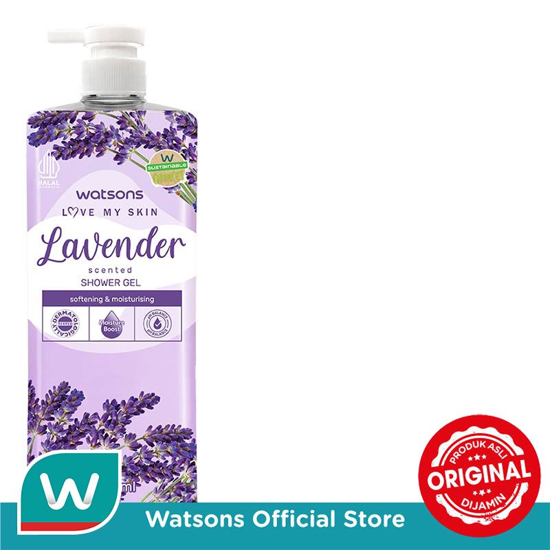 Watsons Lavender Scented Shower Gel 1000ml - Gambar 2