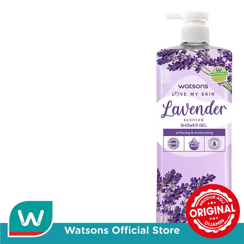 Watsons Lavender Scented Shower Gel 1000ml - Gambar 3