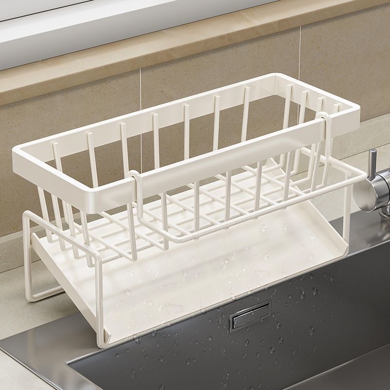PUSAT17 RAK WASTAFEL TEMPAT SPONS AESTHETIC RAK WASTAFEL CUCI PIRING PLASTIK RAK PENGERING SPONS RAK DAPUR KERANJANG TIRIS WASTAFEL BAK CUCI PIRING SINK DAPUR - Gambar 3