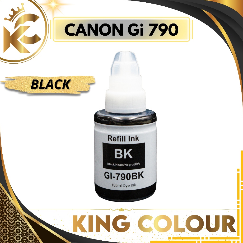 CANON PIXMA INK Gi 790 FOR PRINTER SERIES G1000, G2000, G2010, G3010 ...