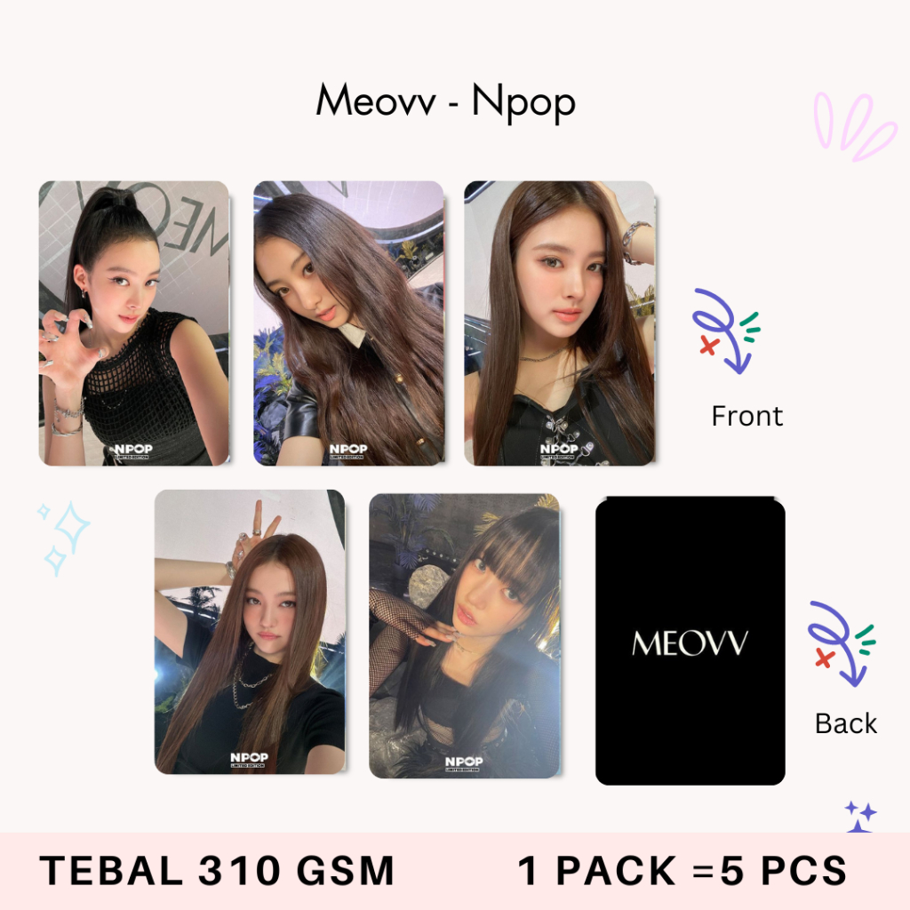 Photocard Meovv Meow (10 pcs) - Meovv Photocard lomo card