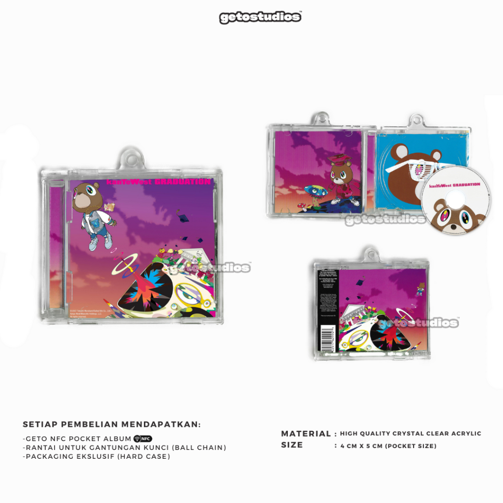 Kanye West NFC Pocket Mini Album - Mini Album NFCKeychain