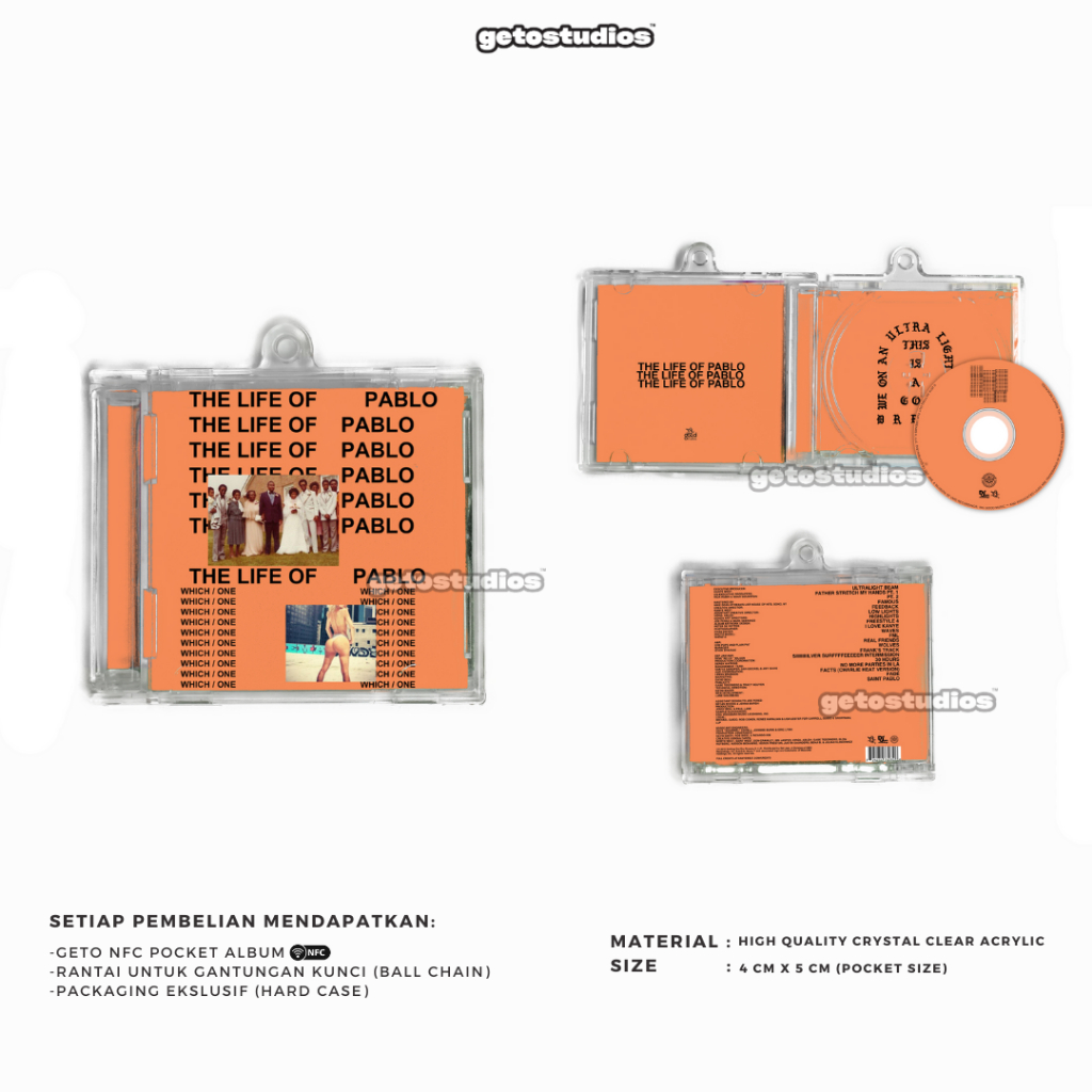 KANYE WEST CDセット Kanye West NFC Pocket Mini Album - Mini Album NFCKeychain