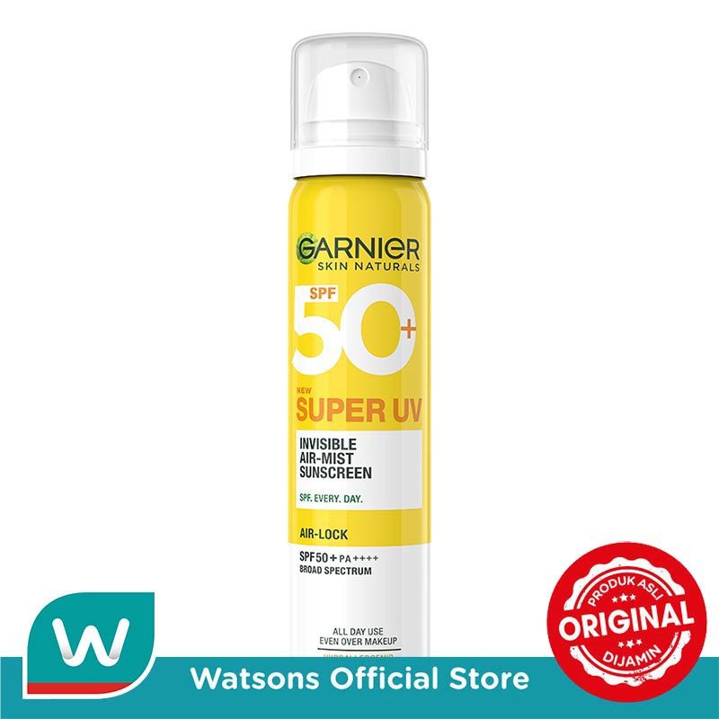 Garnier Super UV Invisible Air-Mist Sunscreen SPF 50+ PA++++ 75 ml