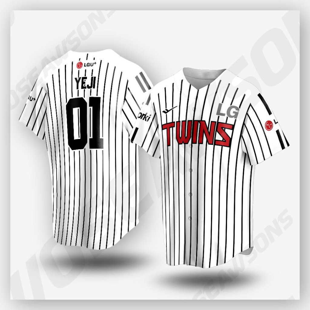 Itzy LG TWINS Midzy Fandmade Kpop Edition Custom Full Print Baseball Jersey Adult Clothes T shirt Shopee Singapore