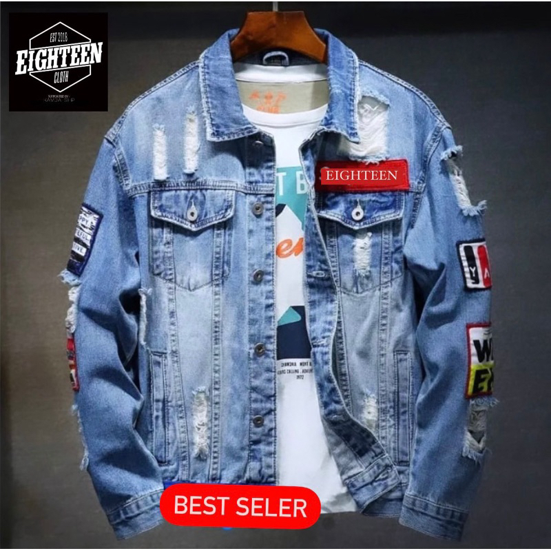 Newest LIMITED EDITION CASUAL MEN'S DENIM JACKET | Shopee Singapore