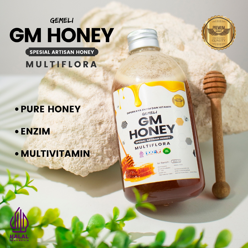 Gemeli - Madu Asli Multiflora - Madu Murni 100% - 350gr - Gambar 2