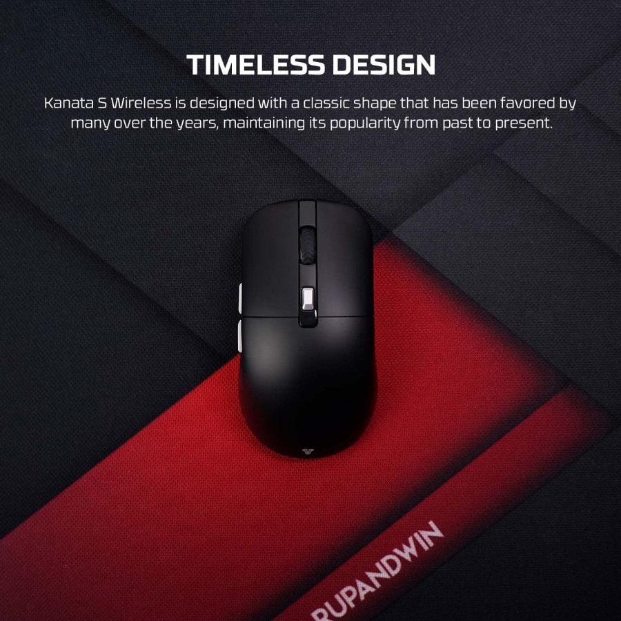 Fantech KANATA WG9 / WG9-S / WG 9S Kanata S Wireless Gaming Mouse Ambidextrous Design RGB PAW-3311 - Gambar 2