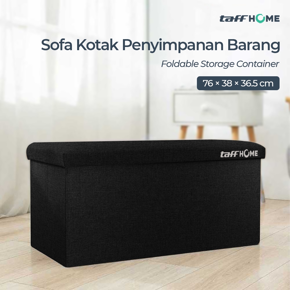 Foldable Sofa Container 76x38x36.5cm Chair Box Bench Storage Box LH962 ...