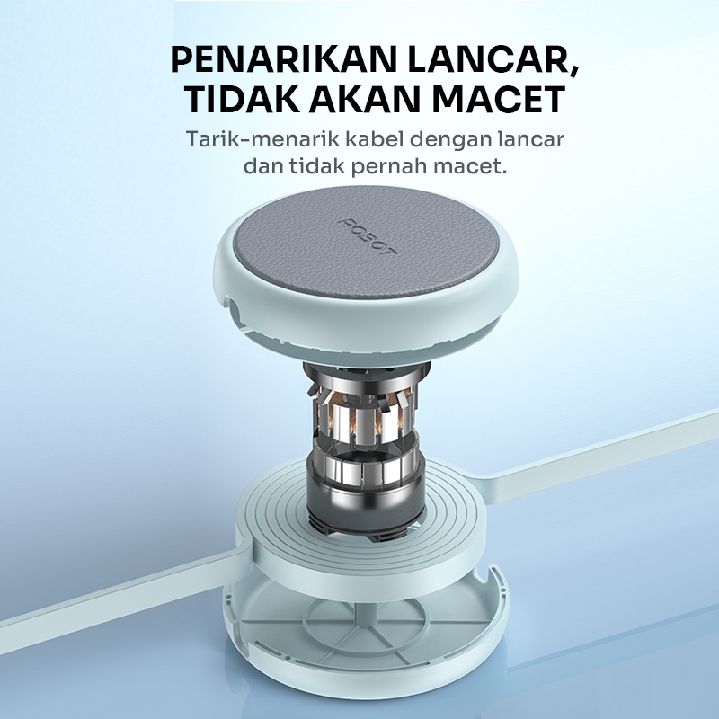 Robot Kabel Data 3-in-1 Fast Charging iPhone/Android - Gambar 3