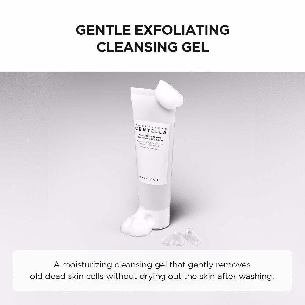 SKIN1004 Madagascar Centella Tone Brightening Cleansing Gel Foam 125ml - Gambar 2