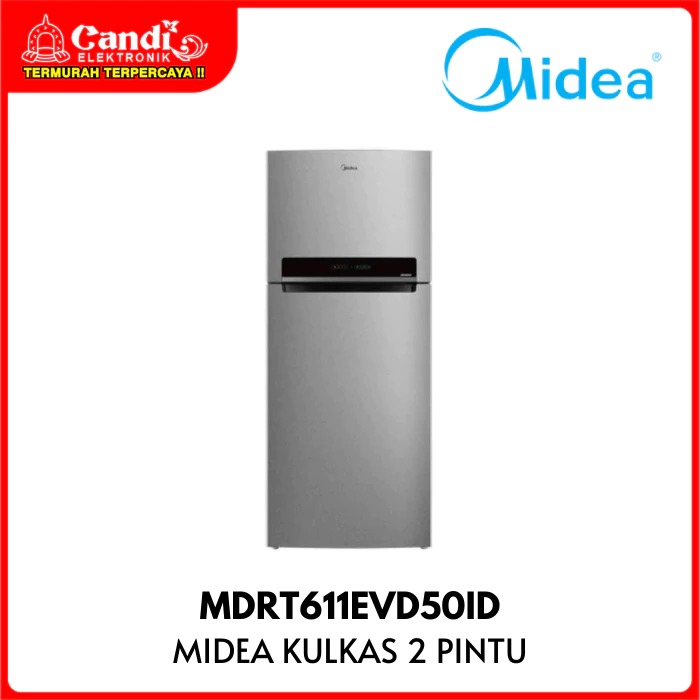 MIDEA Kulkas 2 Pintu Kapasitas 473 Liter Inverter Everest Edition Multi Air Flow MDRT 611EVD 50ID MDRT611EVD50ID