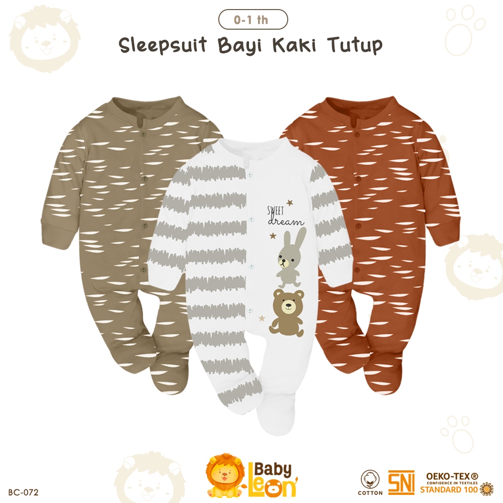 Baby LEON Sleepsuit BABY Sleepsuit BABY Boy Girl Sleepsuit BABY Foot