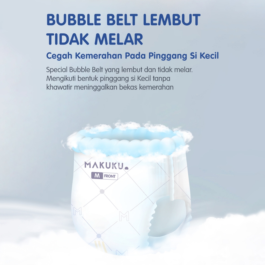 [4 PACK] MAKUKU SAP DIAPERS PRO CARE TAPE/PANTS NB28/S42/M36/L34/XL32/XXL28 / Popok bayi Tipis SAP anti gumpal cepat kering sekali pakai perlengkapan bayi baru lahir / Popok Newborn - Gambar 4